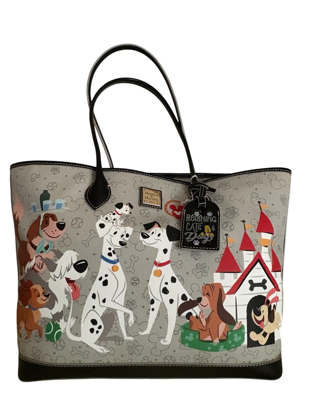 Dooney & Bourke Reigning Cats and Dogs Disney Tote